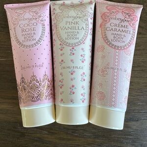 Amber Glow hand and body lotion